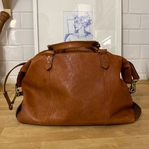 Madewell Glasgow satchel tan